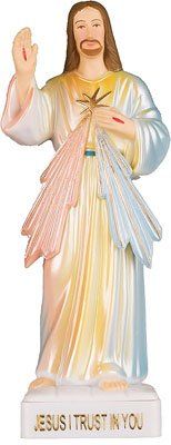 C bc Divine Mercy Jesus statue 15cm figurine ornament