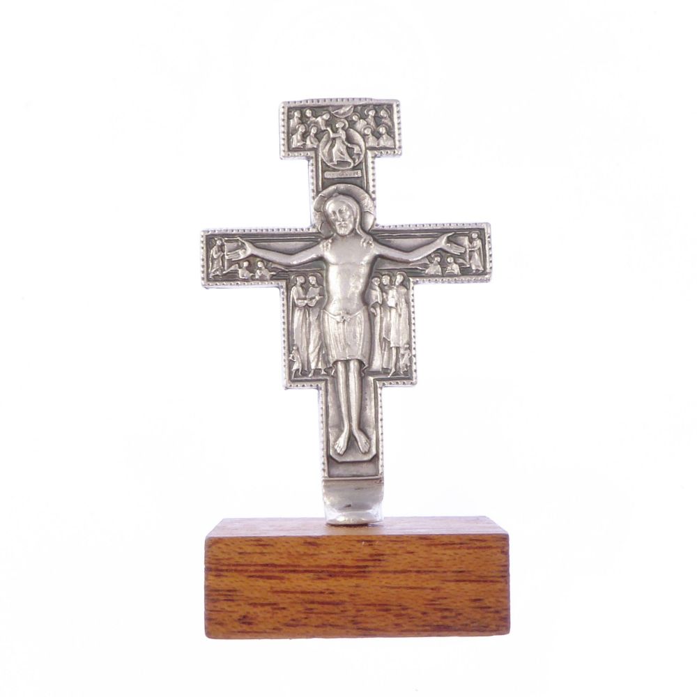 Crucifix cross statue of San Damiano Francis of Assisi