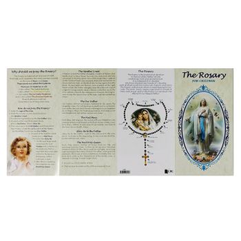 18cm How to Pray the Rosary booklet for Children pamphlet 