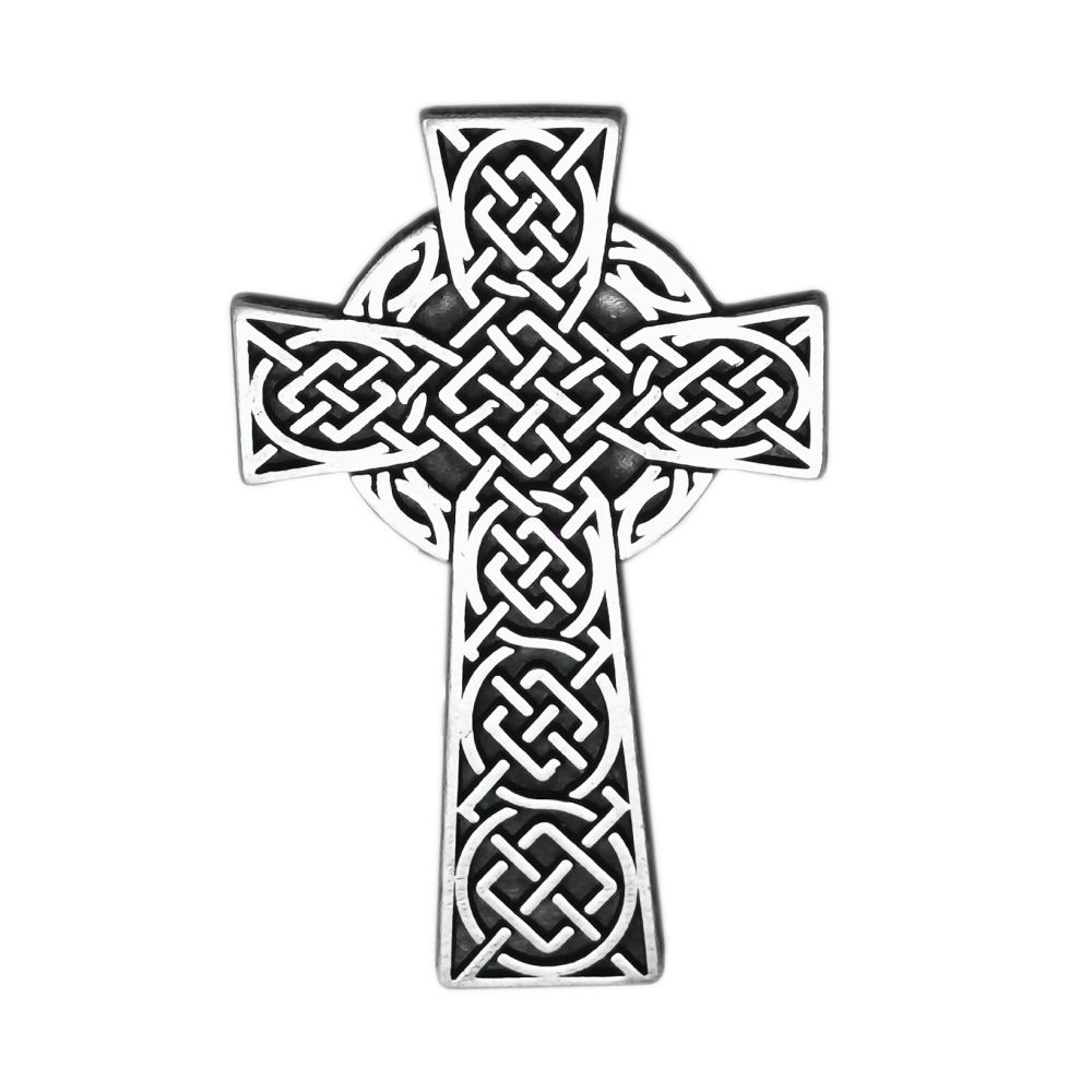  Celtic cross car visor metal auto clip 6cm Catholic drivers gift 