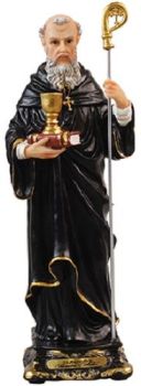 St. Benedict Statue 5 inch ornament resin figurine 12.5cm