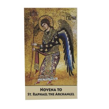 Novena to St. Raphael the Archangel prayer card quotes 9cm wallet size