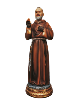 St. Padre Pio 20cm ornament Catholic painted Saint figurine figure statue