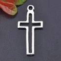 Simple crucifix crosses pendant x 20 wholesale 2.3cm