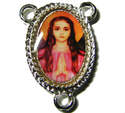 St. Philomena Catholic center silver rosary beads part