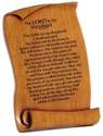 The Lord is my Shepherd Christian scroll plaque wooden 15cm