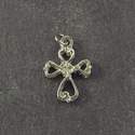 Rosary cross crucifix - silver plated