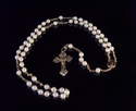 Plastic pearl 5mm white rosary beads