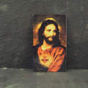Catholic prayer card Sacred Heart of Jesus