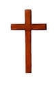 10cm Christian wooden hanging cross