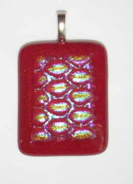Red Textures Pendant