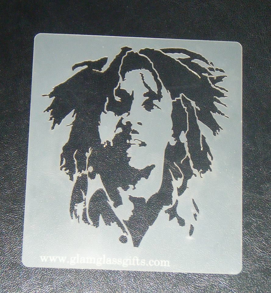stamps size rubber Marley airbrush stencil Bob stamps size rubber Marley airbrush stencil Bob