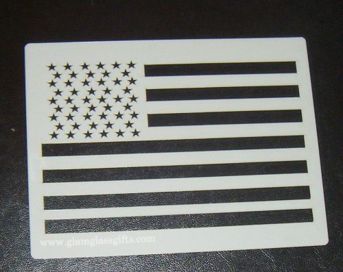 Usa Flag Airbrush Stencil