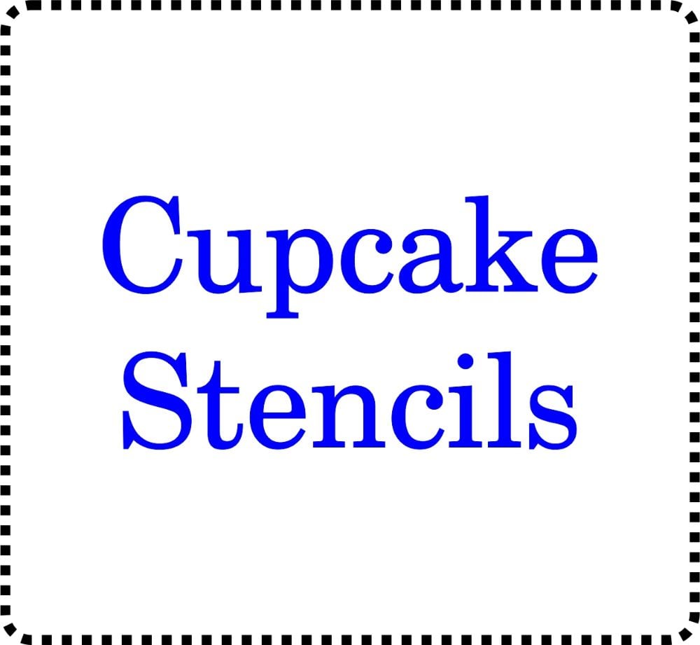 Cupcake Stencils