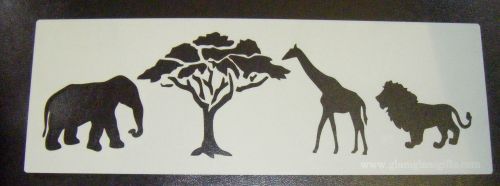 safari animal stencil