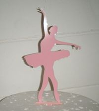 Ballerina Silhouette Cake Topper 2