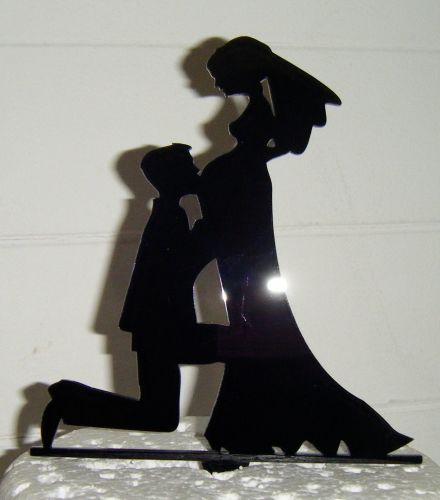 pregnant wedding couple Cake Topper