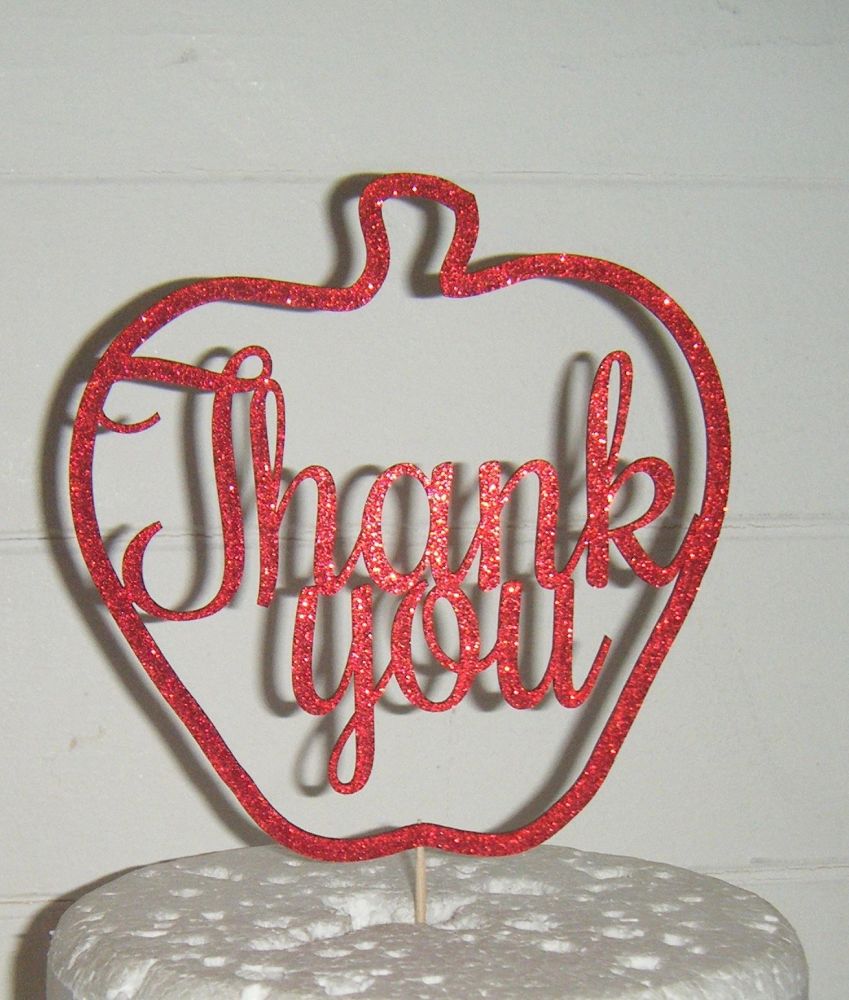 Thank you teacher Cake Topper