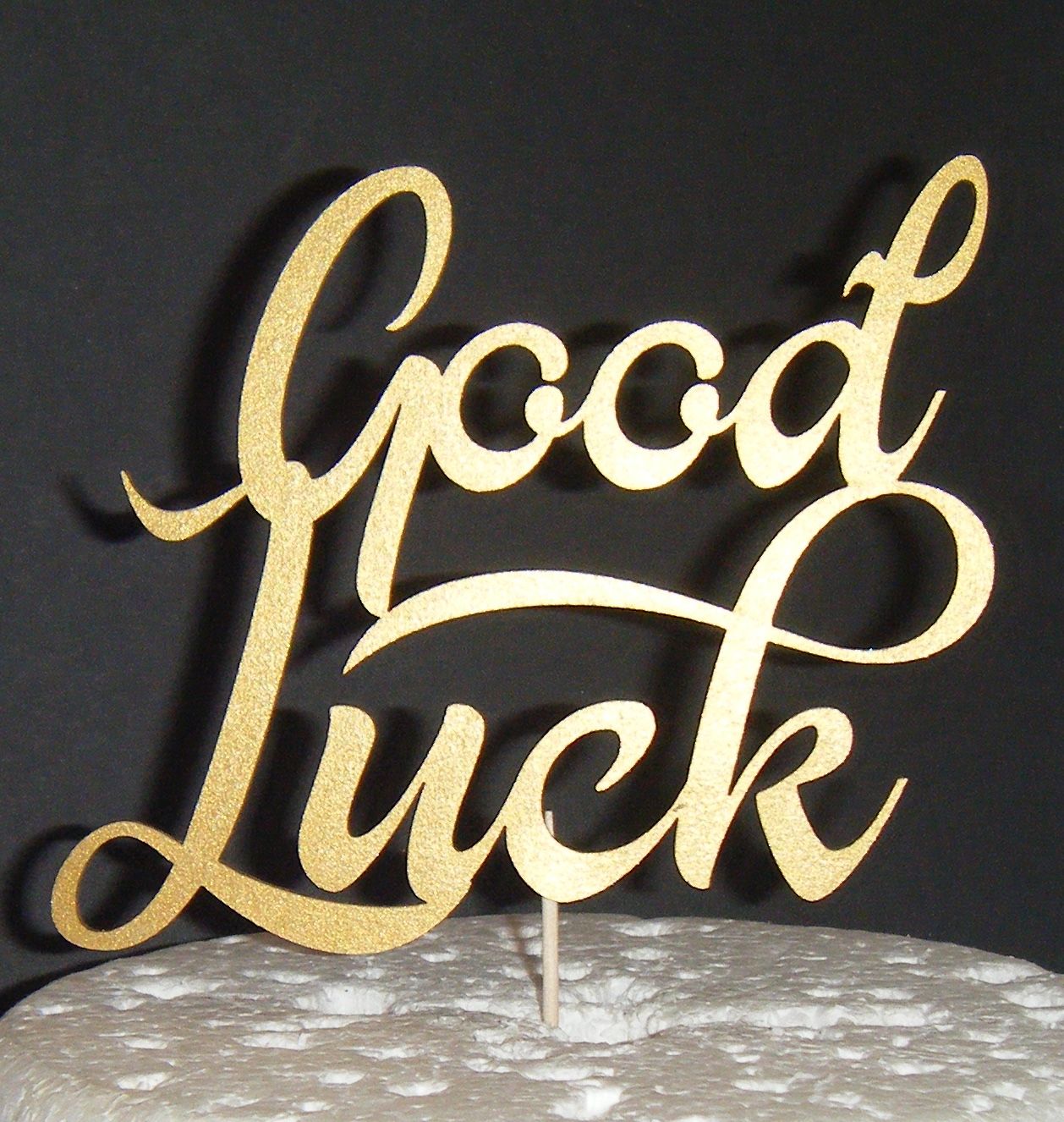 good luck Cake Topper