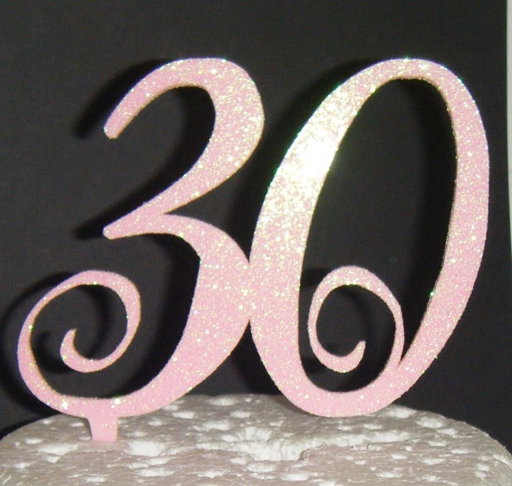 30 Cake Topper 2