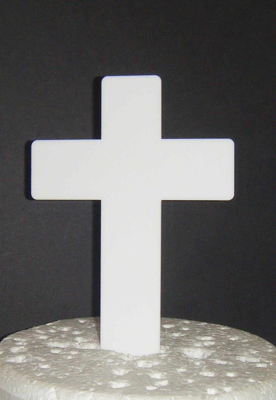 Baptism Christening Plain Cross Cake topper