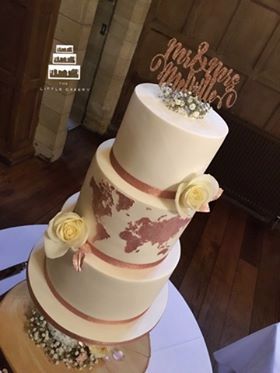 World Map Cake Craft Impression Stencil
