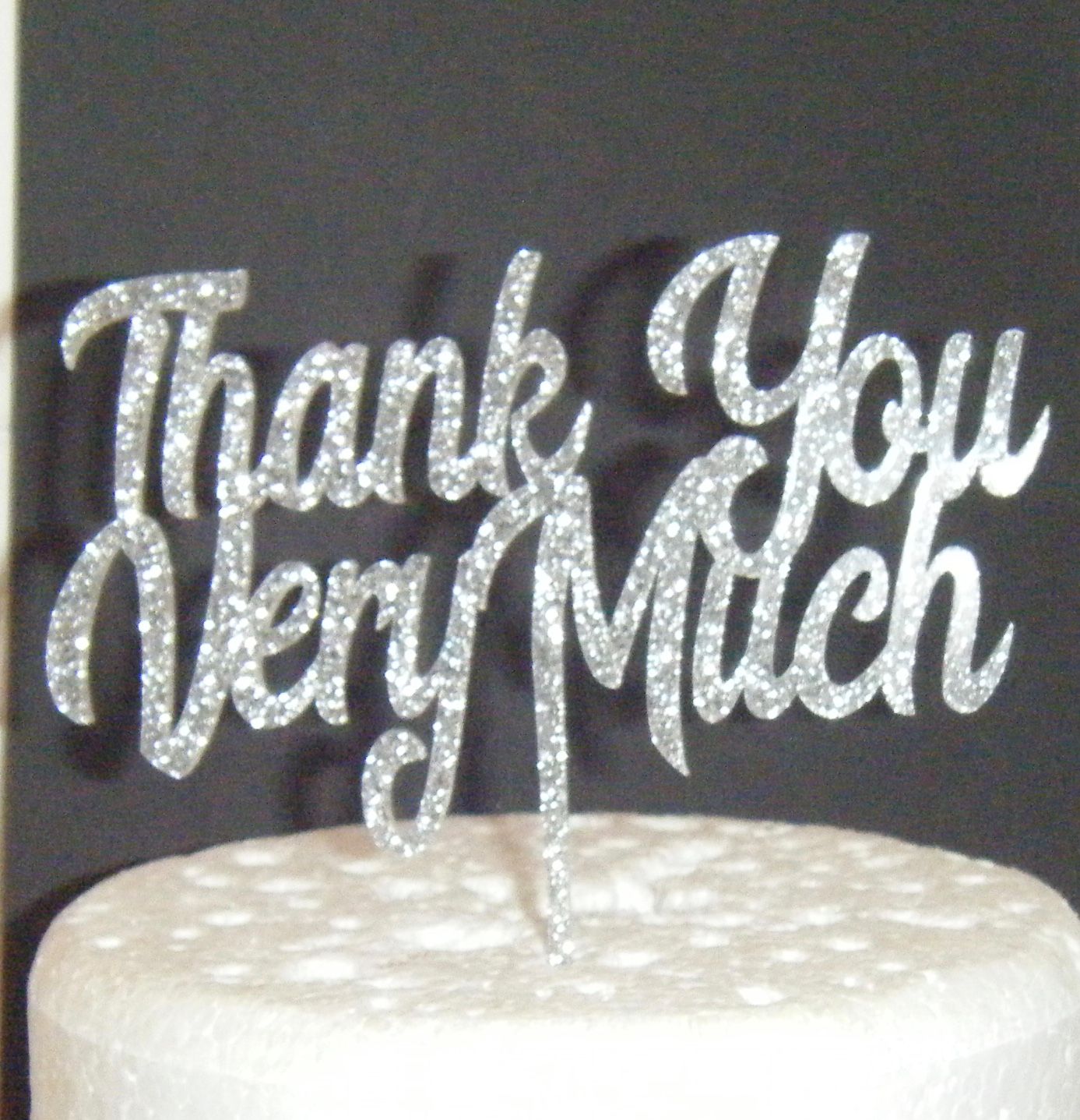 Thank You Cake Topper