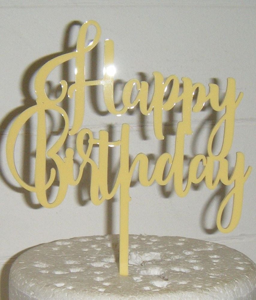 Happy Birthday Cake Topper 7