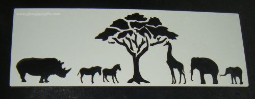 safari animal stencil
