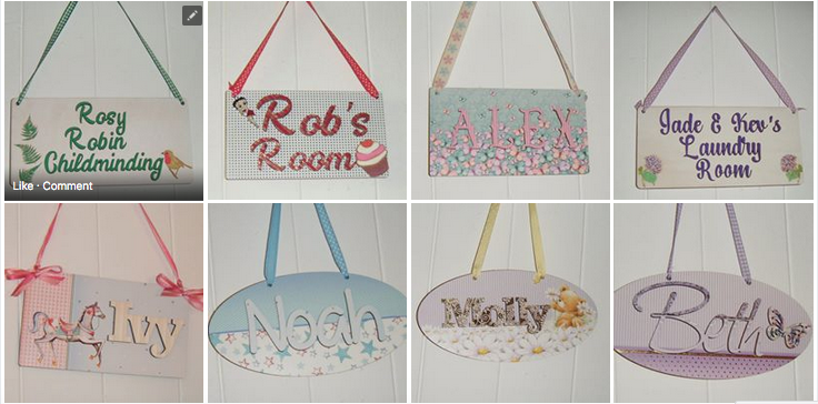 Custom Order Name Room sign plaque