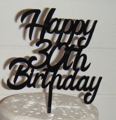 Happy Birthday Cake Topper