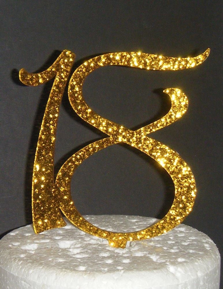 18 Cake Topper 5