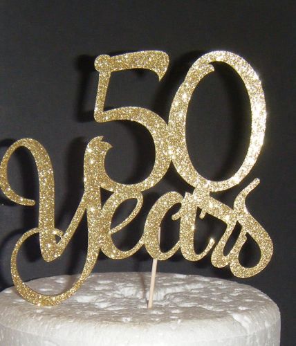 ..... years Cake Topper 10, 21, 30, 40, 50, 60, 70etc