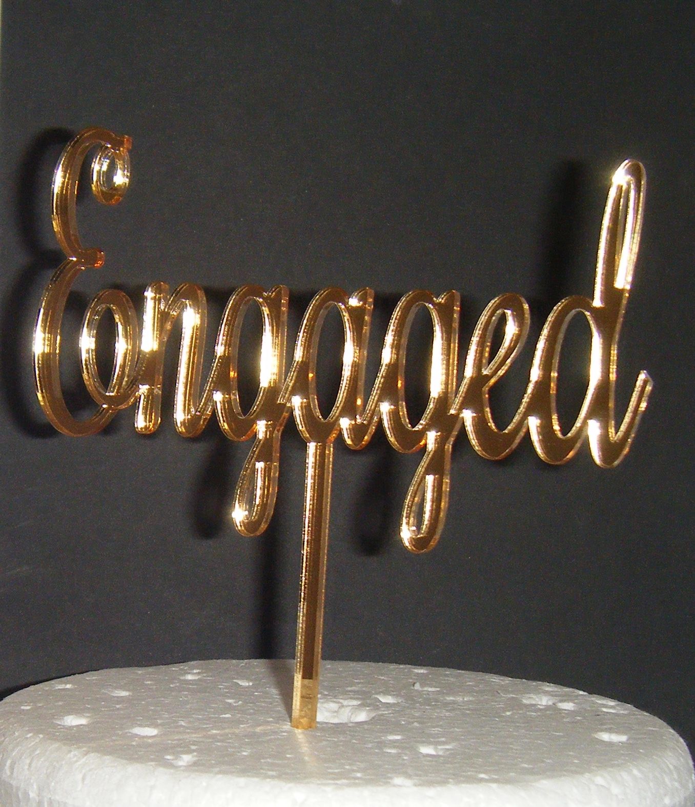 Engagement Cake Topper Engagement Cake Topper