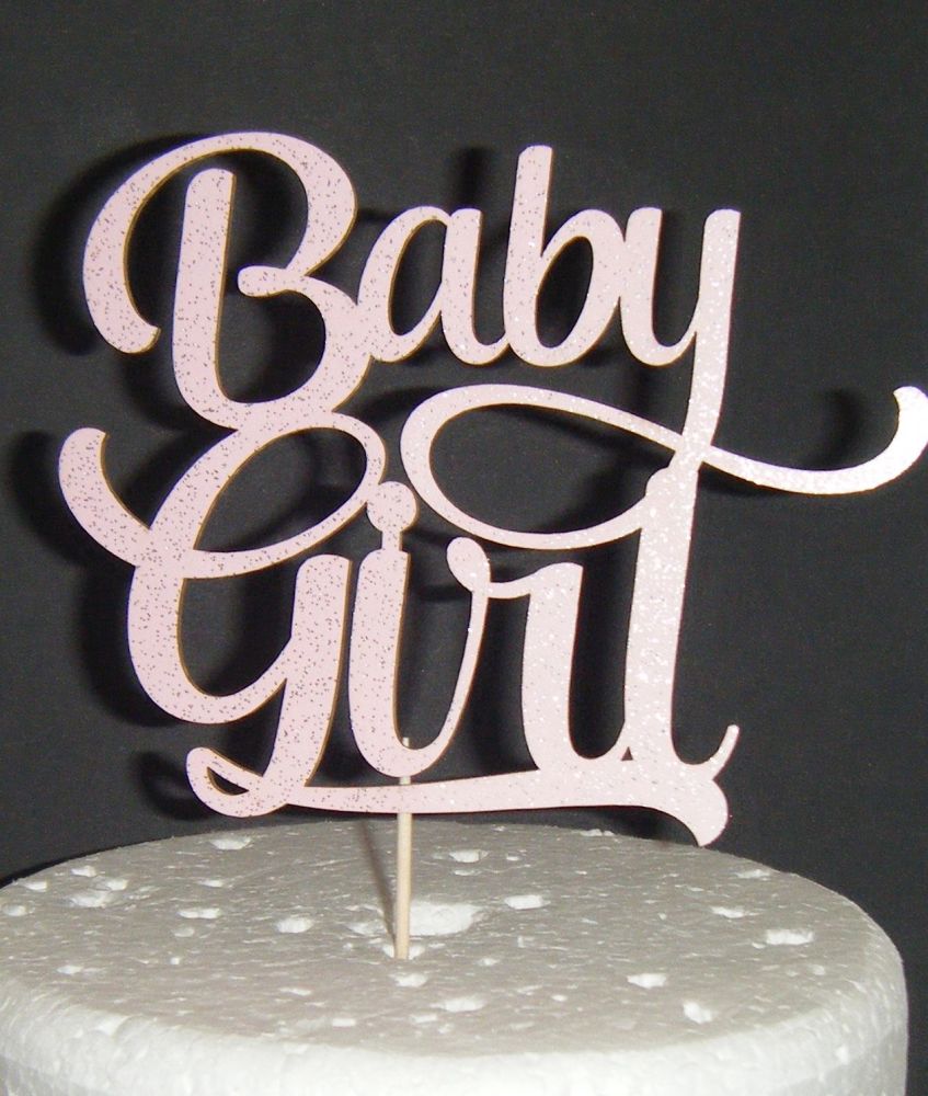 Baby Girl Shower Cake topper - 2