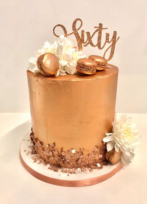 Sixty Cake Topper 3 (Sold design Exactly as shown)
