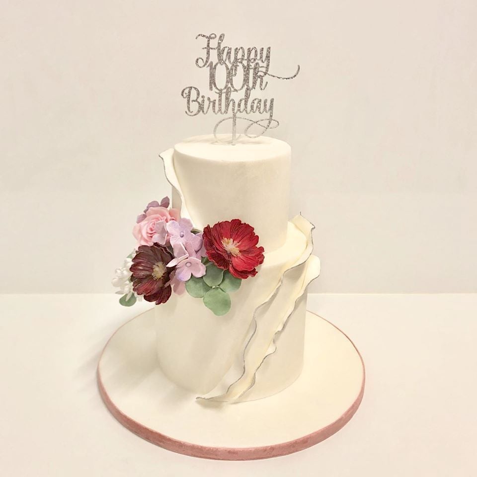 Happy 100th Birthday or Any Number Cake Topper style