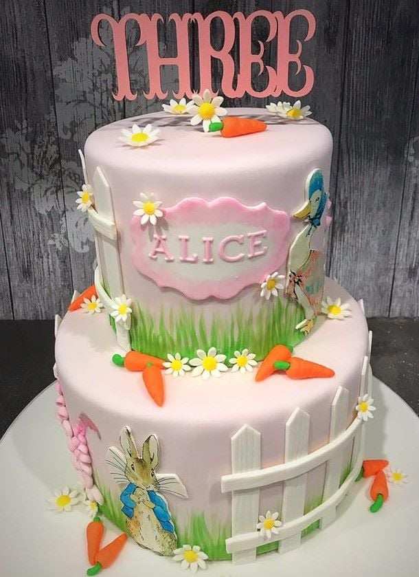 Three Cake Topper 2 (Sold design Exactly as shown)