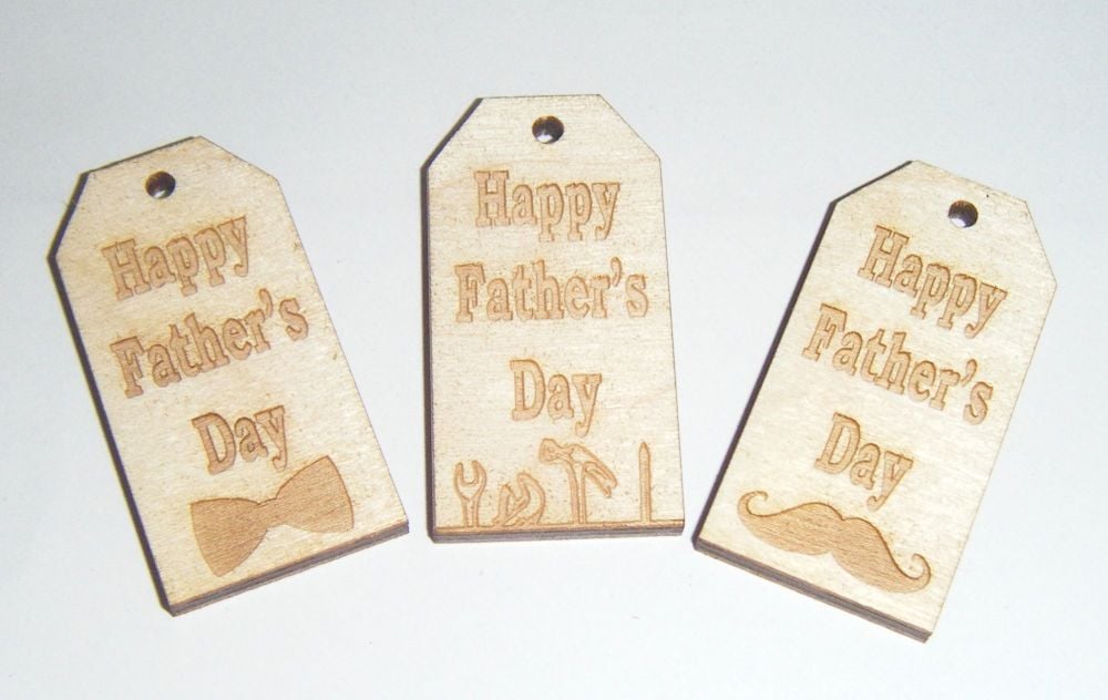 Wooden Mini Gift Tag - Business or Wedding, Christening etc