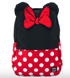 Loungefly Disney Minnie Mouse Cosplay Square Nylon Backpack 