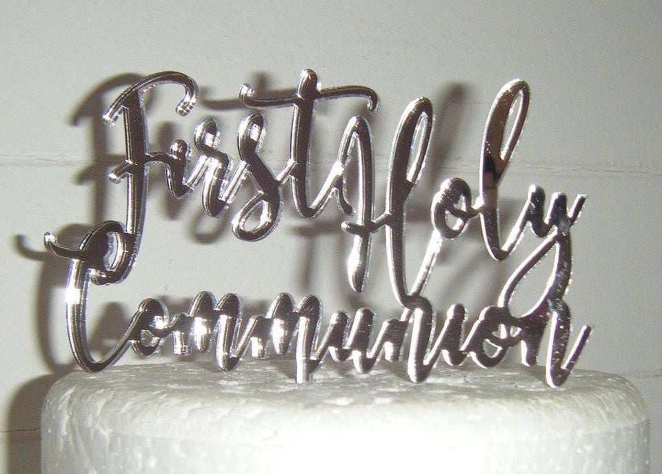First Holy Communion Cake Topper Design 3