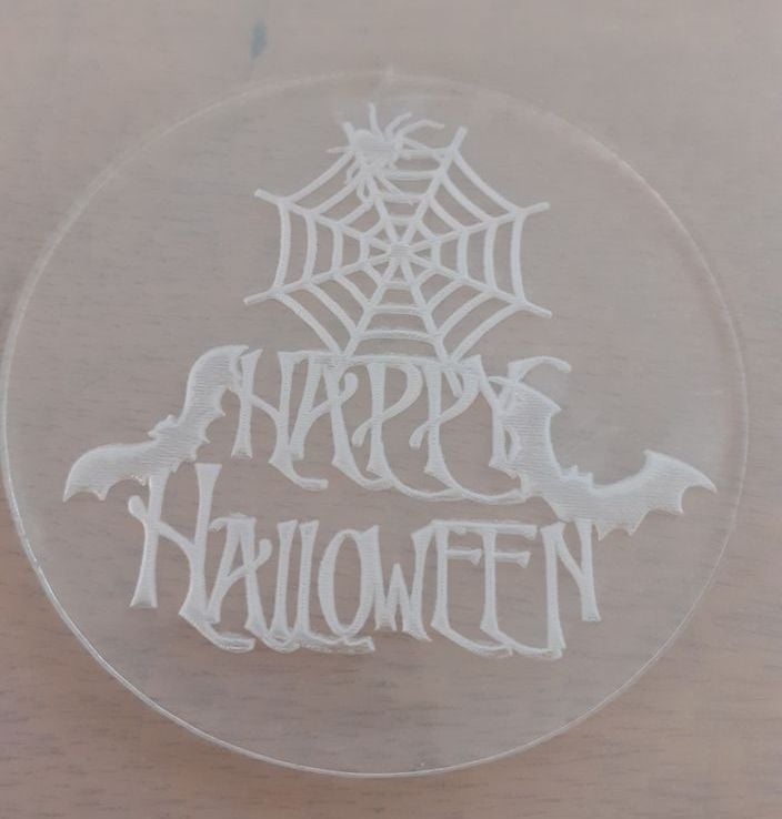 Cupcake Out - Bossing Stamp - Happy Halloween Bats