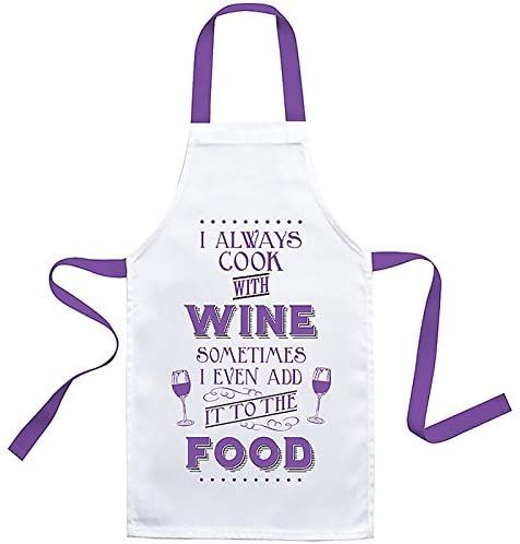 Always Cook With Wine Apron