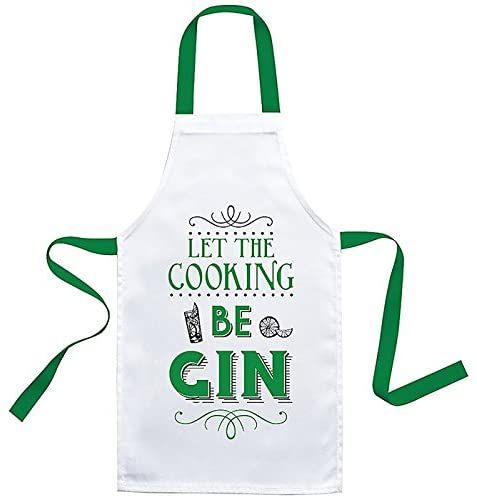 Let the Cooking Be Gin - Fun Apron