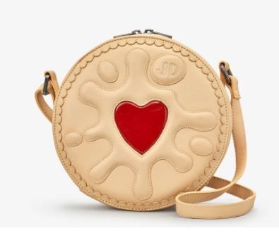 Jammie Dodger Biscuit Leather Across Body Bag