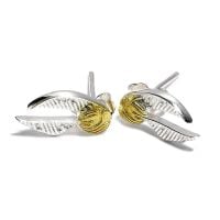 Harry Potter  Golden Snitch Earrings Silver Plated