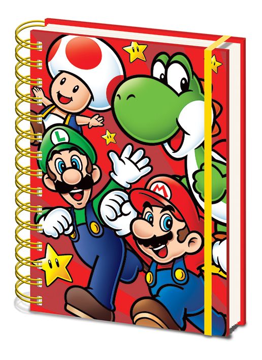Nintendo A5 Notebook - Super Mario