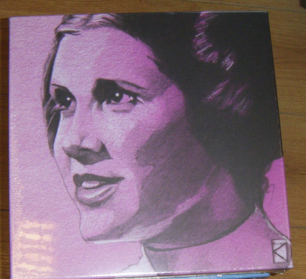 Princess Leia Sketch Canvas Wall Art
