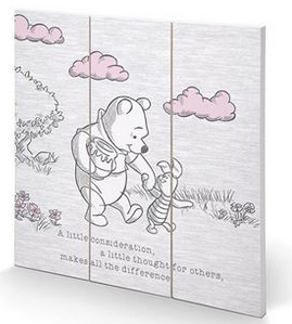 Winnie The Pooh Wooden Panel Wall Art