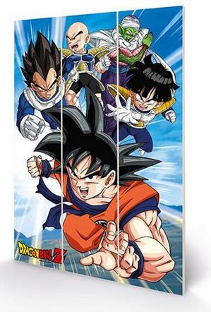 Dragon Ball Z - Strength And Heart Of A Hero - Wooden Panel Wall Art